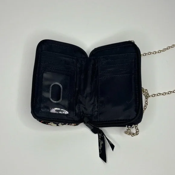 Vera Bradley Floral Patterned Crossbody Mini Bag with Chain Strap - Picture 4 of 12